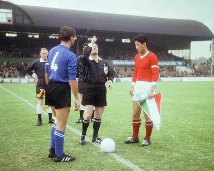 Coin toss Italy v North Korea July 1966
